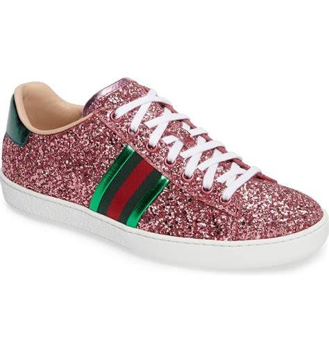 ace glitter gucci sneakers|Gucci ace high top sneakers.